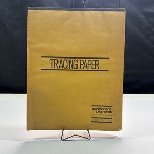 Vintage Tracing Paper Pad Permanent Pigment Cincinnati Ohio 11 X 14”arts Crafts